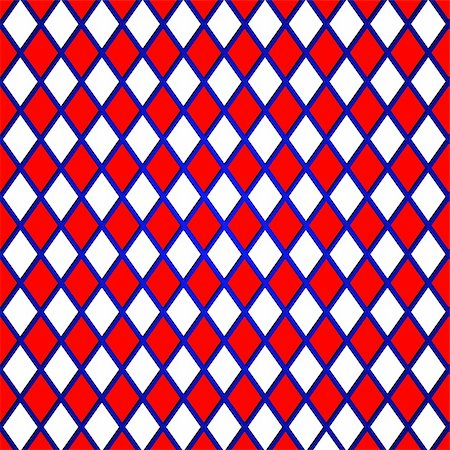 rhombus - Pattern of a red, blue, white abstract background Stock Photo - Budget Royalty-Free & Subscription, Code: 400-04878195