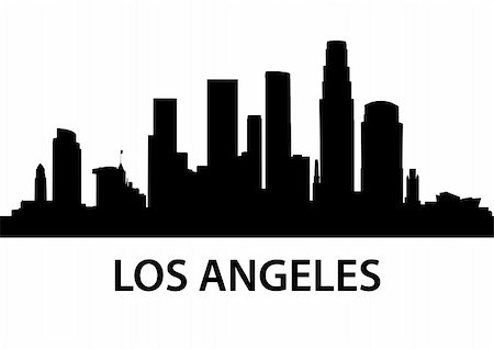 simsearch:400-04198862,k - detailed illustration of Los Angeles, California Stock Photo - Budget Royalty-Free & Subscription, Code: 400-04870469