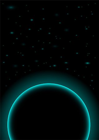 simsearch:400-07516434,k - Astral Background - Dark Planet on Black Background Stock Photo - Budget Royalty-Free & Subscription, Code: 400-04886217