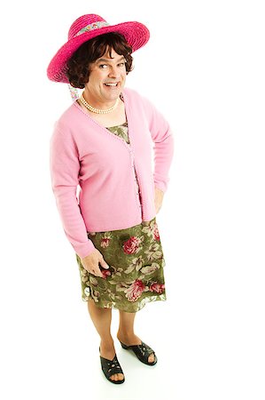 simsearch:841-06031350,k - Humorous photo of a man dressed as a woman.  Full body isolated on white. Stock Photo - Budget Royalty-Free & Subscription, Code: 400-04886889