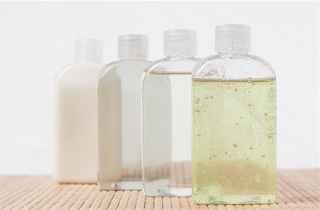 spa water background pictures - Close up of massage oil bottles Stock Photo - Budget Royalty-Free & Subscription, Code: 400-04881306