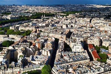 simsearch:400-06924255,k - Aerial view from top of Eifell tower Stock Photo - Budget Royalty-Free & Subscription, Code: 400-04882896