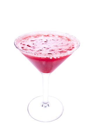 simsearch:400-03965729,k - strawberry margarita, On a white background. alcohol. Stock Photo - Budget Royalty-Free & Subscription, Code: 400-04896046