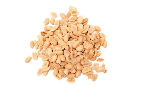 simsearch:400-04833195,k - Peanuts on the white background Stock Photo - Budget Royalty-Free & Subscription, Code: 400-04896977