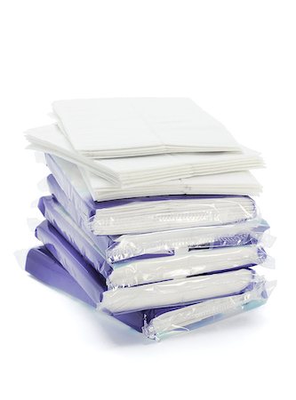 simsearch:400-05370670,k - Stack of tissue packs on white background Stock Photo - Budget Royalty-Free & Subscription, Code: 400-04897000