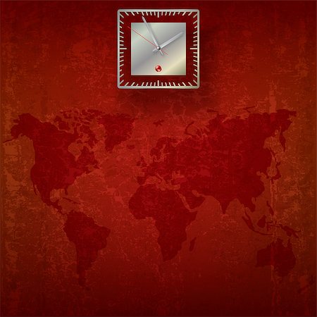 simsearch:400-07977470,k - Abstract business brown grunge background with clock Stock Photo - Budget Royalty-Free & Subscription, Code: 400-04897678