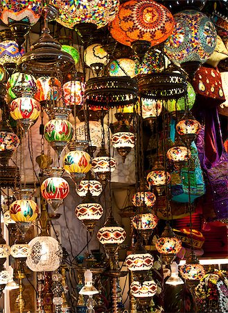 egypt market - Traditional Arabic lantern Foto de stock - Super Valor sin royalties y Suscripción, Código: 400-04898175