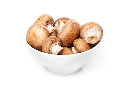 simsearch:400-04824992,k - A fresh brown mushroom against a white background Stock Photo - Budget Royalty-Free & Subscription, Code: 400-04892163