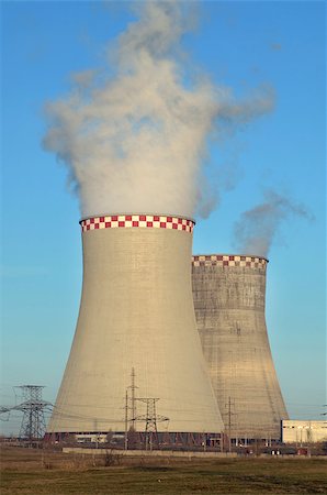 simsearch:400-07171274,k - landscape with the power plant chimneys Stock Photo - Budget Royalty-Free & Subscription, Code: 400-04893759