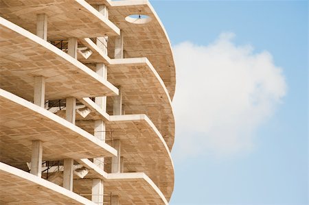 Unfinished prefab structure of a high rise building Stock Photo - Budget Royalty-Free & Subscription, Code: 400-04905276