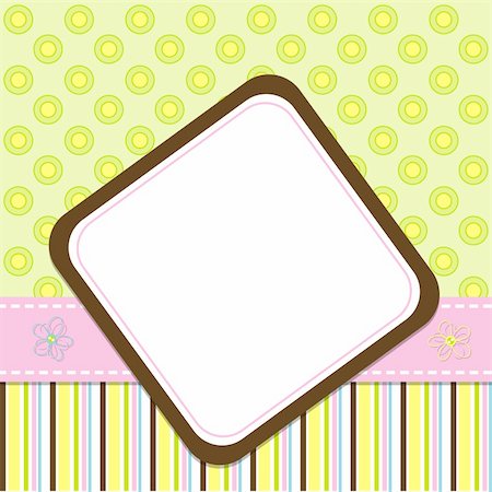 Template cards for the girl, vector illustration, eps10 Stock Photo - Budget Royalty-Free & Subscription, Code: 400-04906520