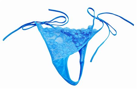 simsearch:400-04313375,k - blue lace panties for women isolated on white background Photographie de stock - Aubaine LD & Abonnement, Code: 400-04907102