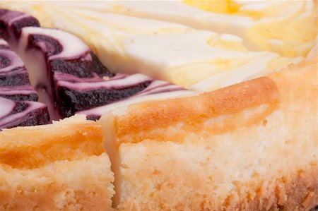 simsearch:400-05173009,k - Cheesecake stuffed with lemon, peach, wild berry and strawberry. Stock Photo - Budget Royalty-Free & Subscription, Code: 400-04908128