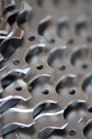 closeup of a bicycles gear Stock Photo - Budget Royalty-Free & Subscription, Code: 400-04908866