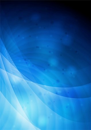 Blue wavy background. Eps 10 vector Stock Photo - Budget Royalty-Free & Subscription, Code: 400-04909246