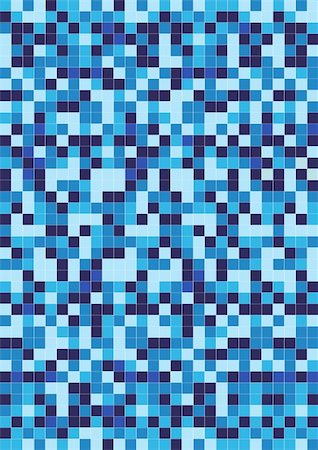 Abstract Background - Cubes in Different Shades of Blue Stock Photo - Budget Royalty-Free & Subscription, Code: 400-04909905