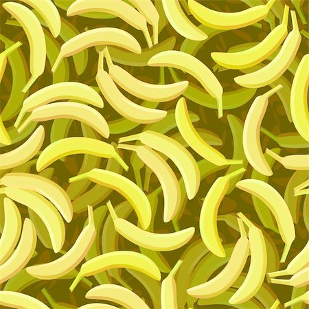simsearch:400-04350016,k - vector seamless yellow banana background repeat pattern Stock Photo - Budget Royalty-Free & Subscription, Code: 400-04900399