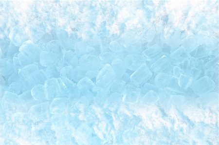 abstract ice cube and snow in blue light background Stock Photo - Budget Royalty-Free & Subscription, Code: 400-04900548