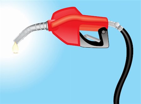 abstract fuel petrol pump handle vector illustration Stock Photo - Budget Royalty-Free & Subscription, Code: 400-04902241