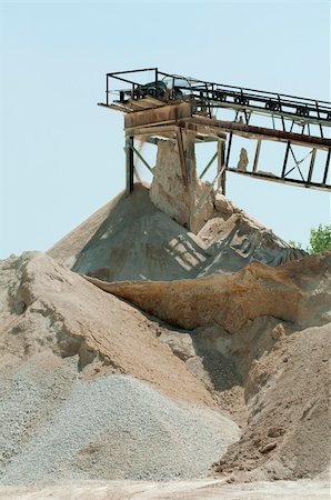 stone dust - Stone quarry of limestone. Vertical image Stock Photo - Budget Royalty-Free & Subscription, Code: 400-04914918