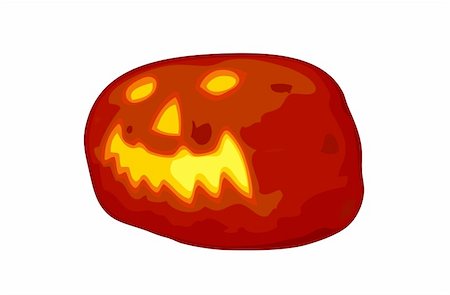 simsearch:400-05325412,k - halloween pumpkin isolated on the white background Stock Photo - Budget Royalty-Free & Subscription, Code: 400-04917373