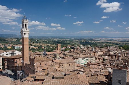 simsearch:400-05338054,k - View of the Sienna skyline Stock Photo - Budget Royalty-Free & Subscription, Code: 400-04910138