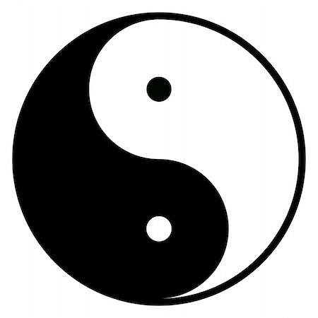 simsearch:400-04744928,k - Yin-yang symbol of harmony, balance and opposite Stock Photo - Budget Royalty-Free & Subscription, Code: 400-04912953