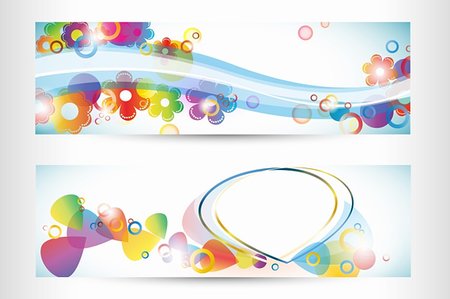 simsearch:400-04752266,k - two color banners, abstract vector Stock Photo - Budget Royalty-Free & Subscription, Code: 400-04924184