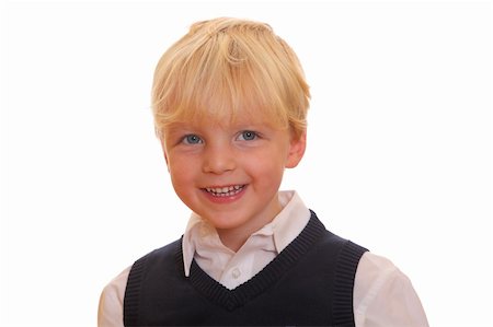 simsearch:400-04151135,k - Portrait of a happy young boy on white background Stock Photo - Budget Royalty-Free & Subscription, Code: 400-04920937