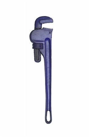 pipe wrench - violet  monkey wrench used for plumbing Stock Photo - Budget Royalty-Free & Subscription, Code: 400-04921985