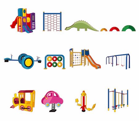 simsearch:400-04915526,k - cartoon park playground icon Stock Photo - Budget Royalty-Free & Subscription, Code: 400-04923699