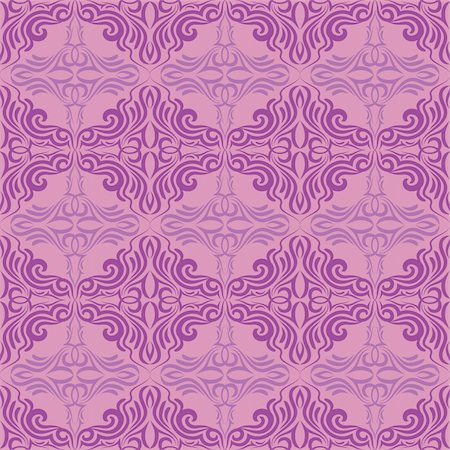 simsearch:400-05888512,k - Seamless violet pattern on a pink background. Stock Photo - Budget Royalty-Free & Subscription, Code: 400-04923915