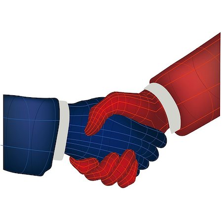 simsearch:400-04609965,k - Handshake 02 - High detailed vector illustration. Stock Photo - Budget Royalty-Free & Subscription, Code: 400-04937187