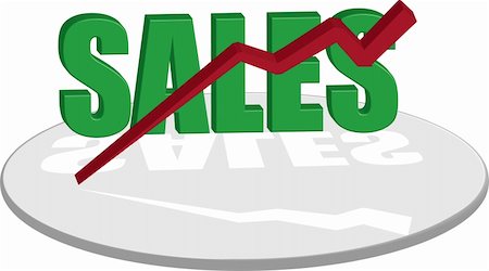 simsearch:700-00519413,k - A sales logo style image that show a decline in fortune Stock Photo - Budget Royalty-Free & Subscription, Code: 400-04933136