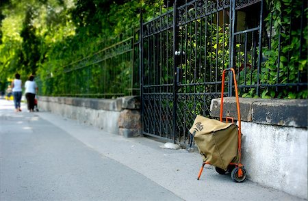 dicha - the bag of mailman on the street Stock Photo - Budget Royalty-Free & Subscription, Code: 400-04944229