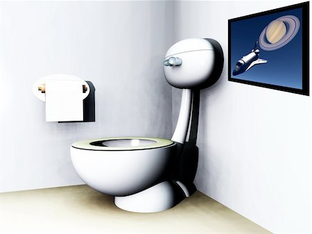 simsearch:400-05303863,k - An image of a loo within a bathroom. Stock Photo - Budget Royalty-Free & Subscription, Code: 400-04944606
