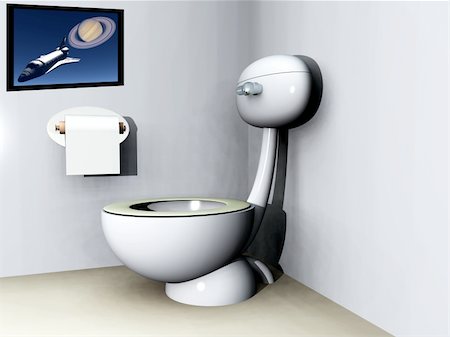 simsearch:400-05303863,k - An image of a loo within a bathroom. Stock Photo - Budget Royalty-Free & Subscription, Code: 400-04944607