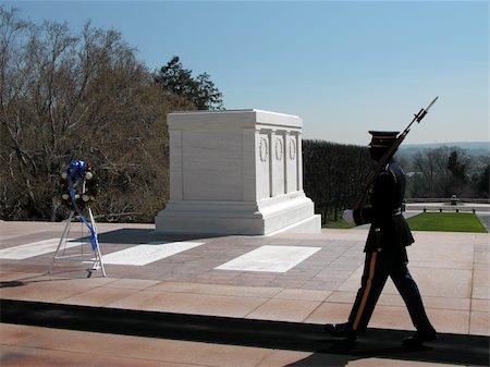 Changing of the Guard, Arlington National Cemetery. Stock Photo - Budget Royalty-Free & Subscription, Code: 400-04940776