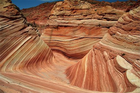 swirling rock formation - Vermilion Cliffs National Monument - North Coyote Buttes Stock Photo - Budget Royalty-Free & Subscription, Code: 400-04940973