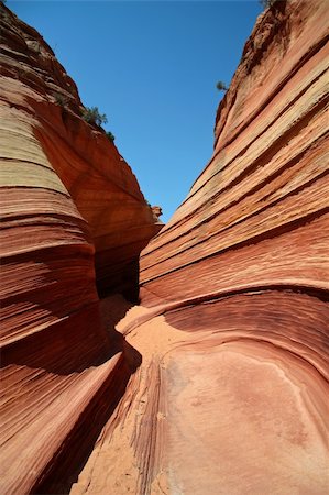 swirling rock formation - Vermilion Cliffs National Monument - North Coyote Buttes Stock Photo - Budget Royalty-Free & Subscription, Code: 400-04941236