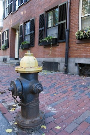 Fire Hydrant in the Beacon Hill area of Boston Stock Photo - Budget Royalty-Free & Subscription, Code: 400-04941490