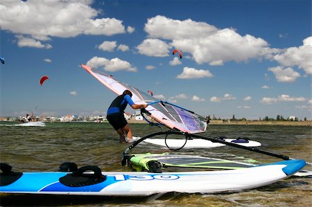 simsearch:400-03992760,k - windsurfer ready to start Stock Photo - Budget Royalty-Free & Subscription, Code: 400-04954393