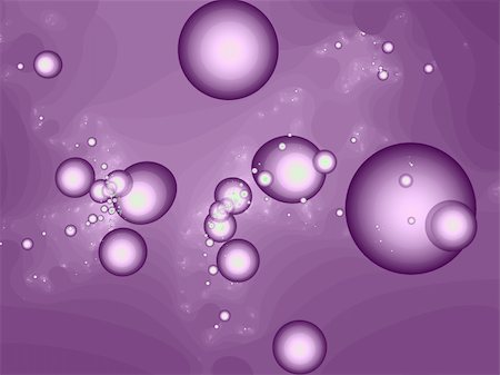 Fractal rendition of Purple bubbles back ground Photographie de stock - Aubaine LD & Abonnement, Code: 400-04957854