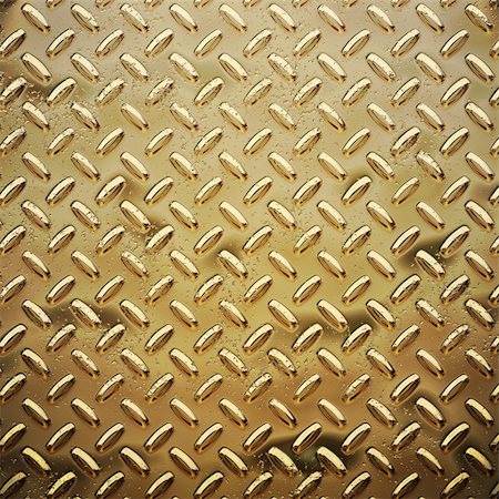 skid marks - a very large sheet of roughened gold tread or diamond plate Stock Photo - Budget Royalty-Free & Subscription, Code: 400-04951906