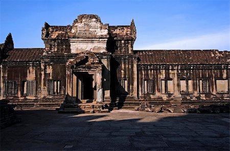 simsearch:400-04592511,k - The Angkor wat carving architecture internal view. Stock Photo - Budget Royalty-Free & Subscription, Code: 400-04953816
