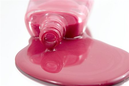 Isolated Nail Polish Spilling on a Mirror Stock Photo - Budget Royalty-Free & Subscription, Code: 400-04968525
