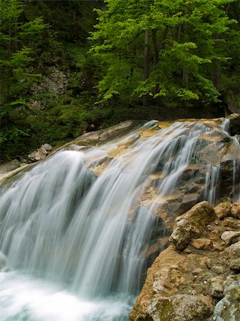 schwangau - Waterfall of alpine mountain river shot with long exposure Stock Photo - Budget Royalty-Free & Subscription, Code: 400-04962563