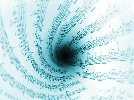 vortex formed from sheet music Stock Photo - Budget Royalty-Free & Subscription, Code: 400-04977901