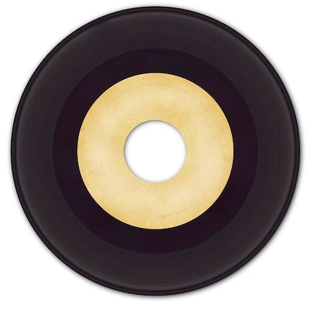 45 rpm Vinyl Record with blank label. Stock Photo - Budget Royalty-Free & Subscription, Code: 400-04970775