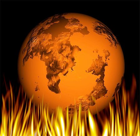 Background depicting global warming Stock Photo - Budget Royalty-Free & Subscription, Code: 400-04971323